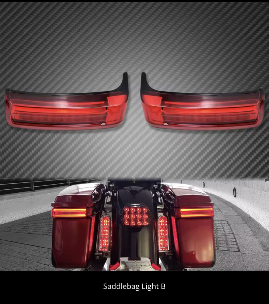 Motocykl LED sakwa Run hamulec włączony kierunkowskaz
