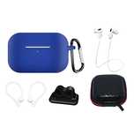 Zestaw silikonowe etui AirPods Pro 2 / AirPods Pro 1 + futerał / zacze