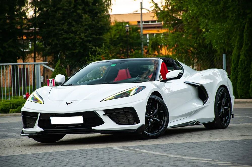 Chevrolet Corvette 6.2 V8 **TARGA*STINGRAY** Black&White&Red **STAN IGLA** Przepiekna