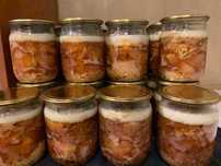 Рыбные и мясные каши,тушенка,салаты.