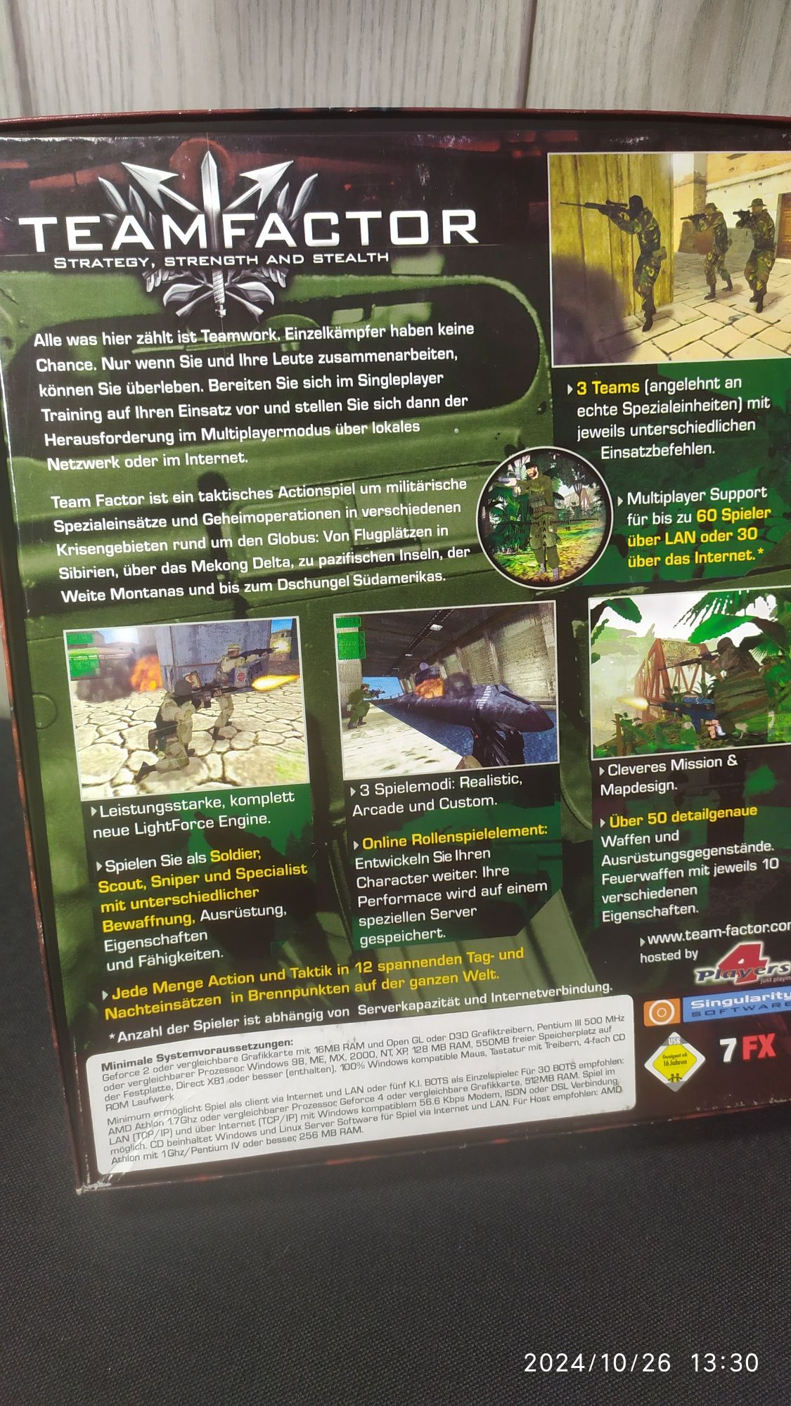 Gra Team Factor PC CD-ROM