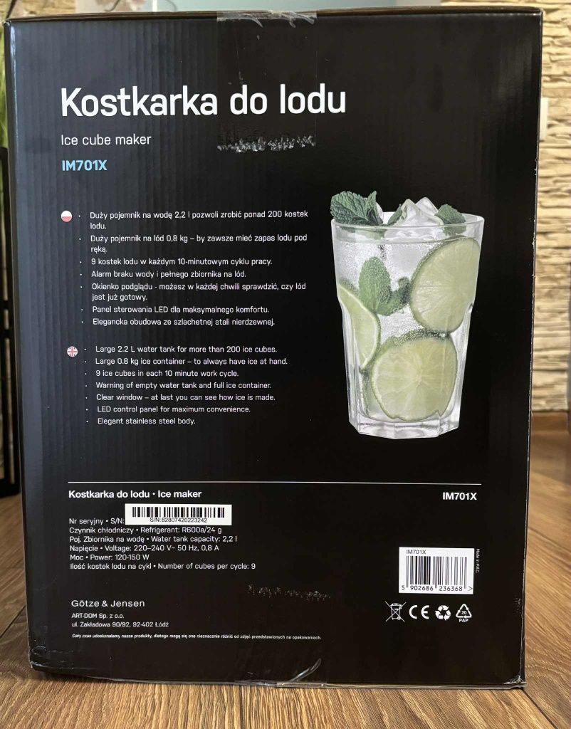 Kostkarka do lodu