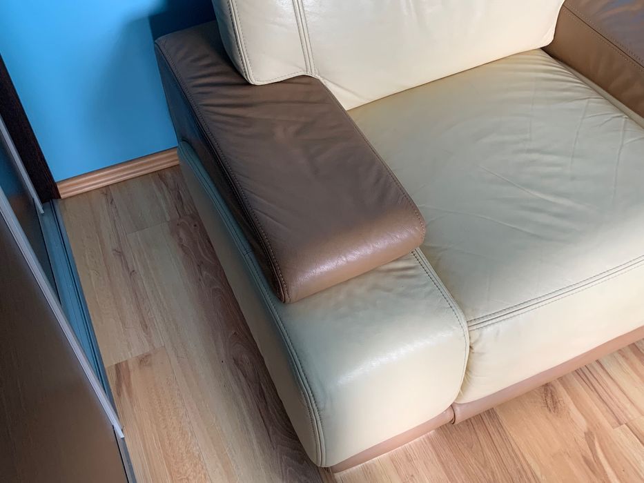 Fotel ze skóry cielęcej firmy „des”