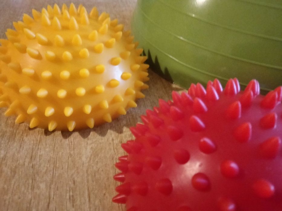 Zestaw kolorowych półkul - nowy