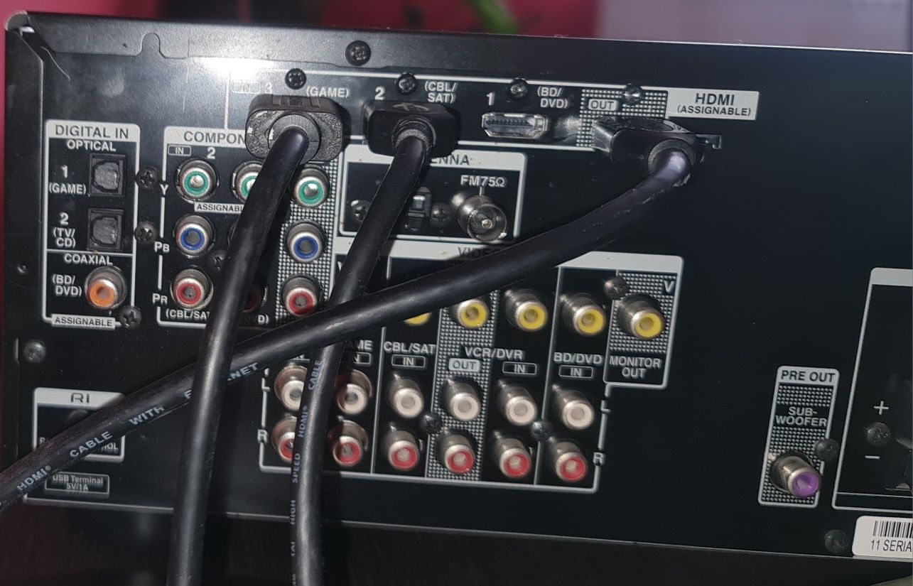 Amplituner Onkyo TX - SR 309 brak dźwięku