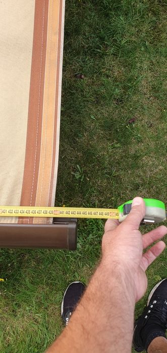 Markiza tarasowa elektryczna  4,4 x 2,5 m