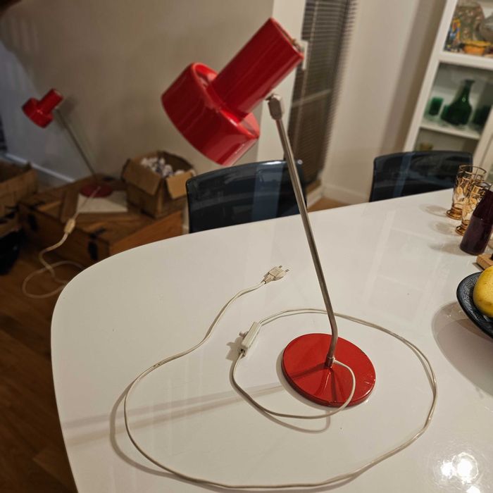 Lampa na biurko Karl-Marx-Stadt lata 70