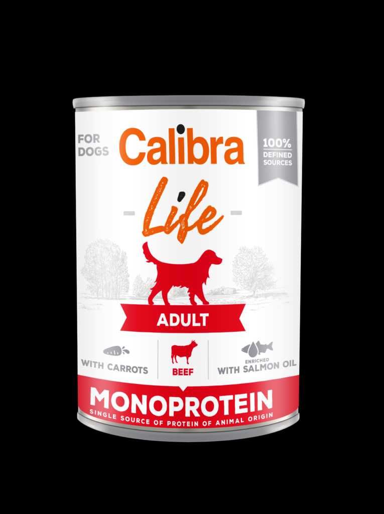 Calibra dog life adult beef with carrots 400g