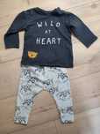 Next komplet zestaw bluzka + legi legginsy 80 / lampard Zara