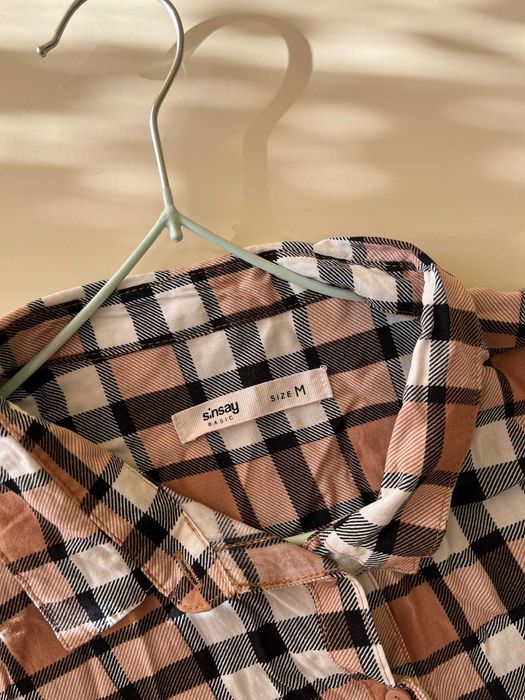Сорочка жіноча в клітинку Sinsay розмір M