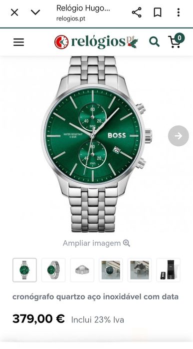 Hugo Boss original com cerca de 2 meses (Aceito Troca) Leia o anúncio