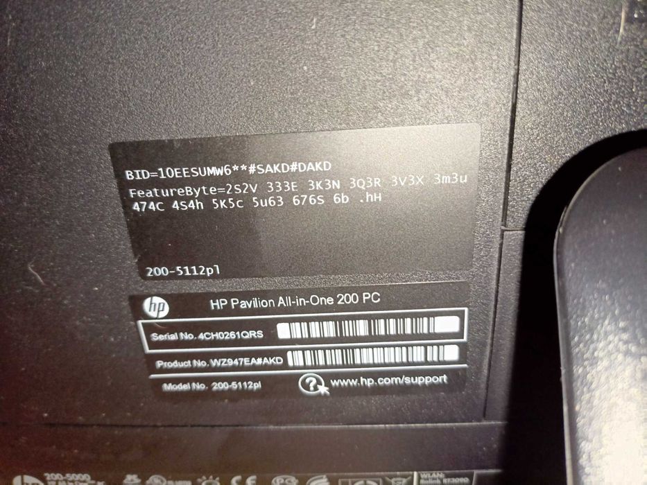 Sprzeda komputer HP All-in-One 200/5112