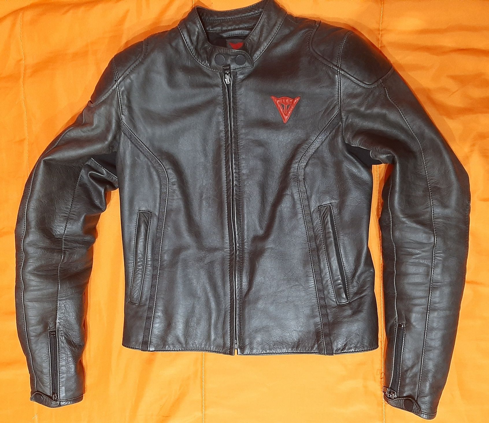 Dainese casaco pele motard senhora 42