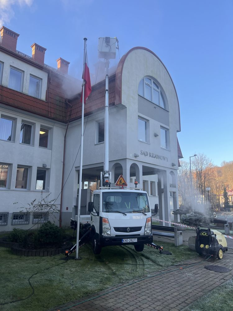 Usługi podnośnikiem koszowym 22m