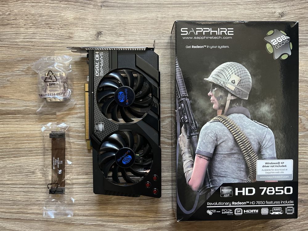 Karta graficzna Saphire HD7850 2G GDDR5 Dual mini - stan bdb