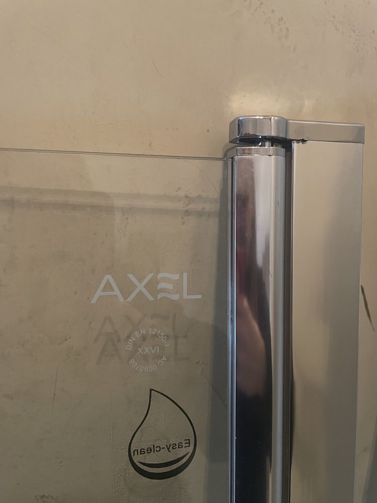 Parawan Axel szklany 140 x 80 cm do wanny wannowy