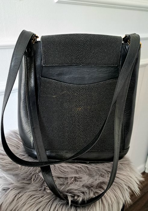 Orginalna torebka ze skóry płaszczki.