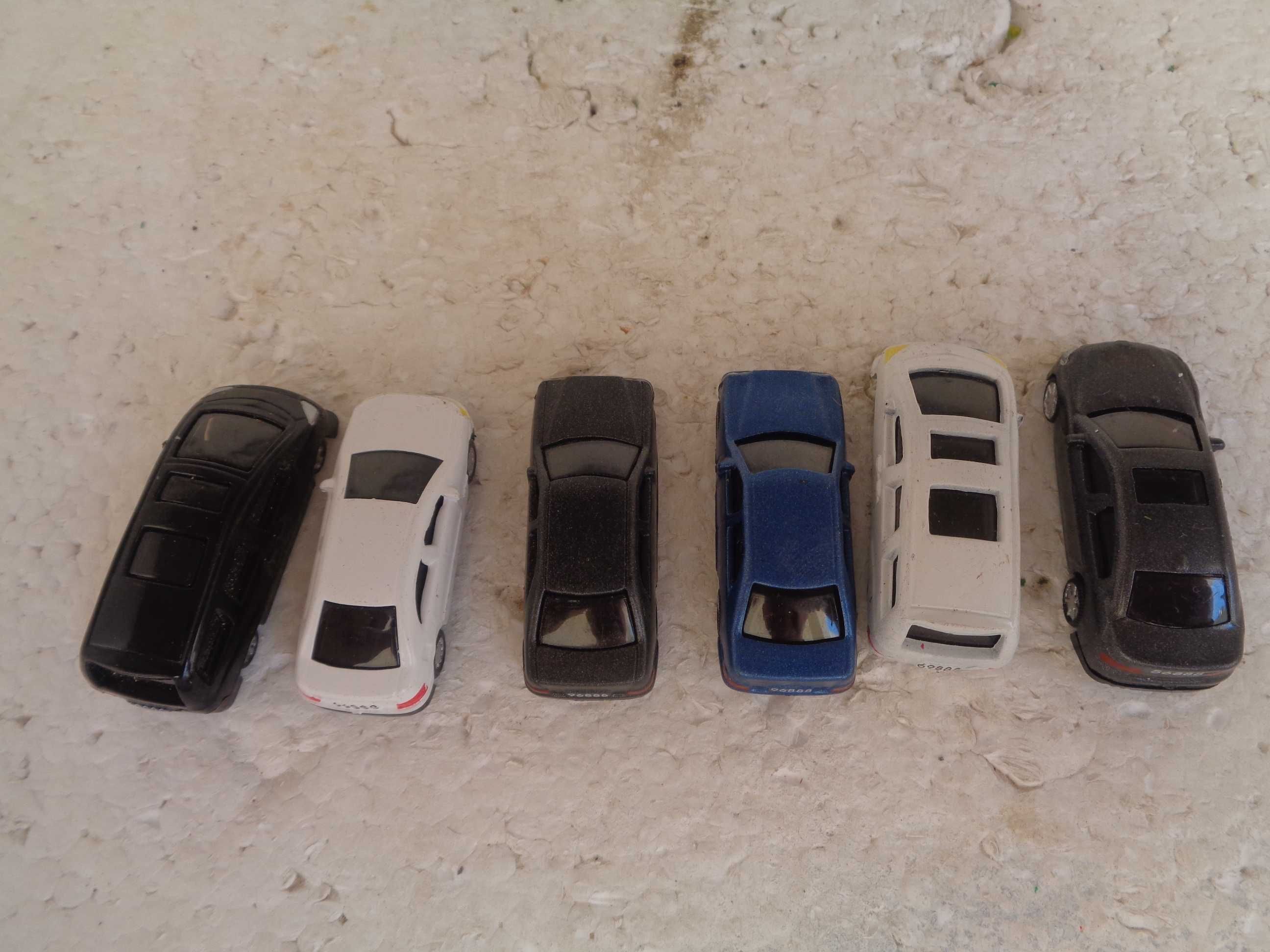 1:87 Lote de 6 carros para pista de comboio ou maquete