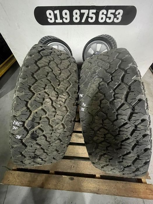 Pneus 245/70/16 para venda