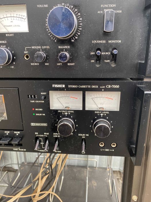 Fisher 7000  wzmacniacz  magnetofon ,tuner, timer