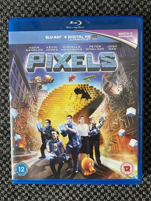 Filme Blu-Ray Pixels (sem legendas em português)