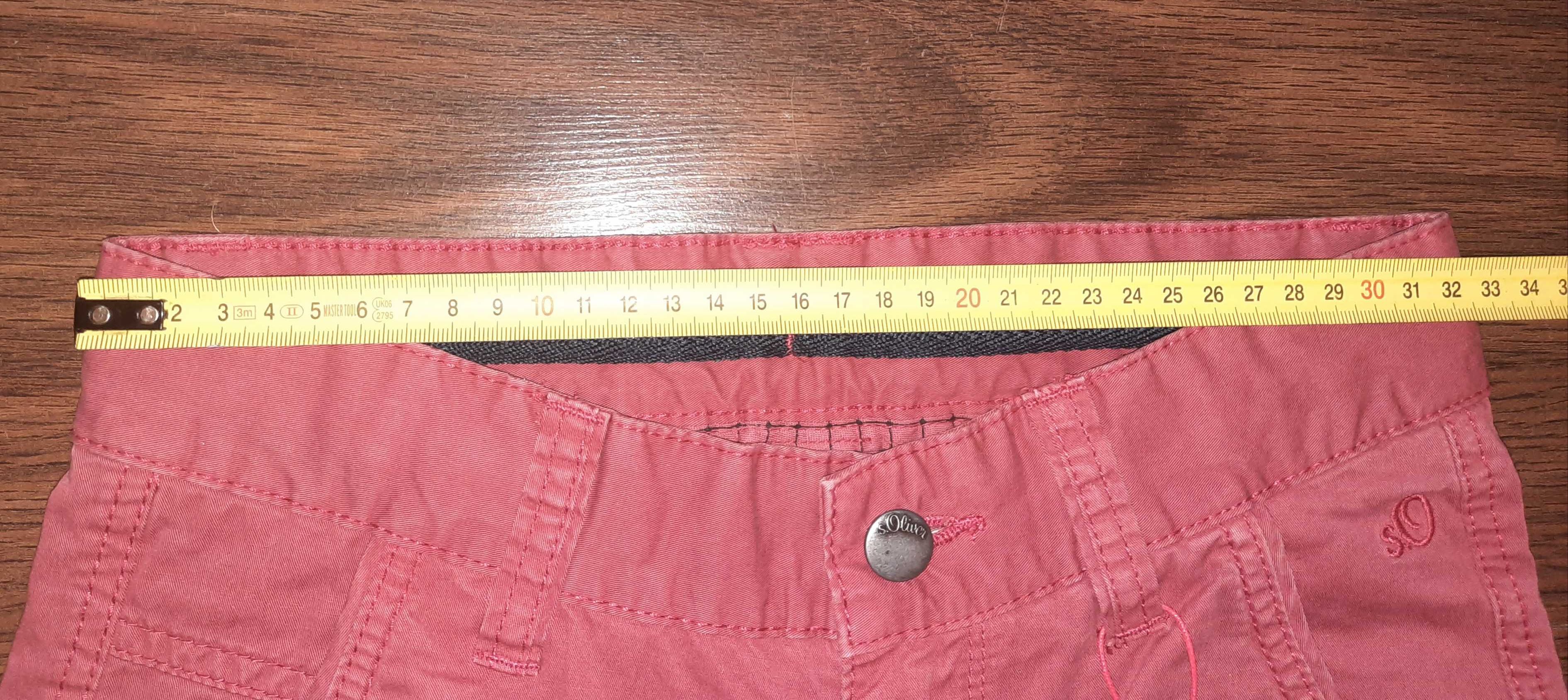Новые узкие брюки на девочку, штаны слим S.Oliver, 100% котон, 12л/152