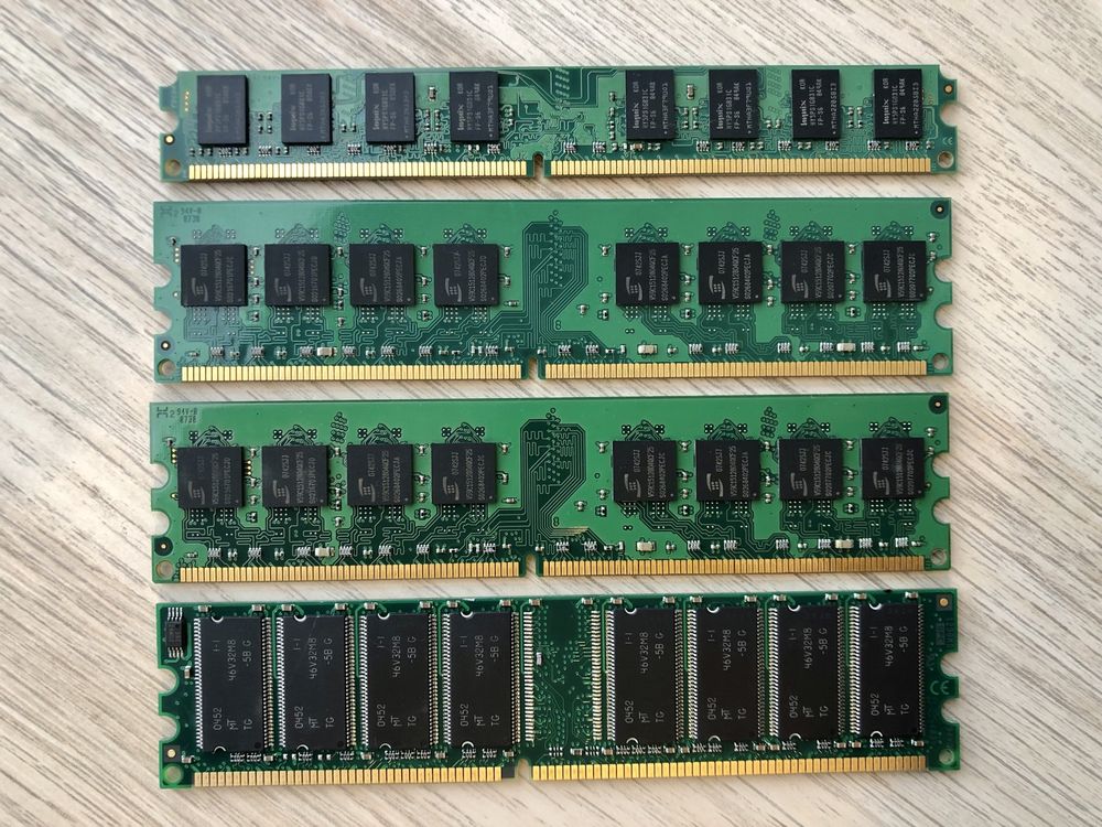 Memorias RAM (antigas)