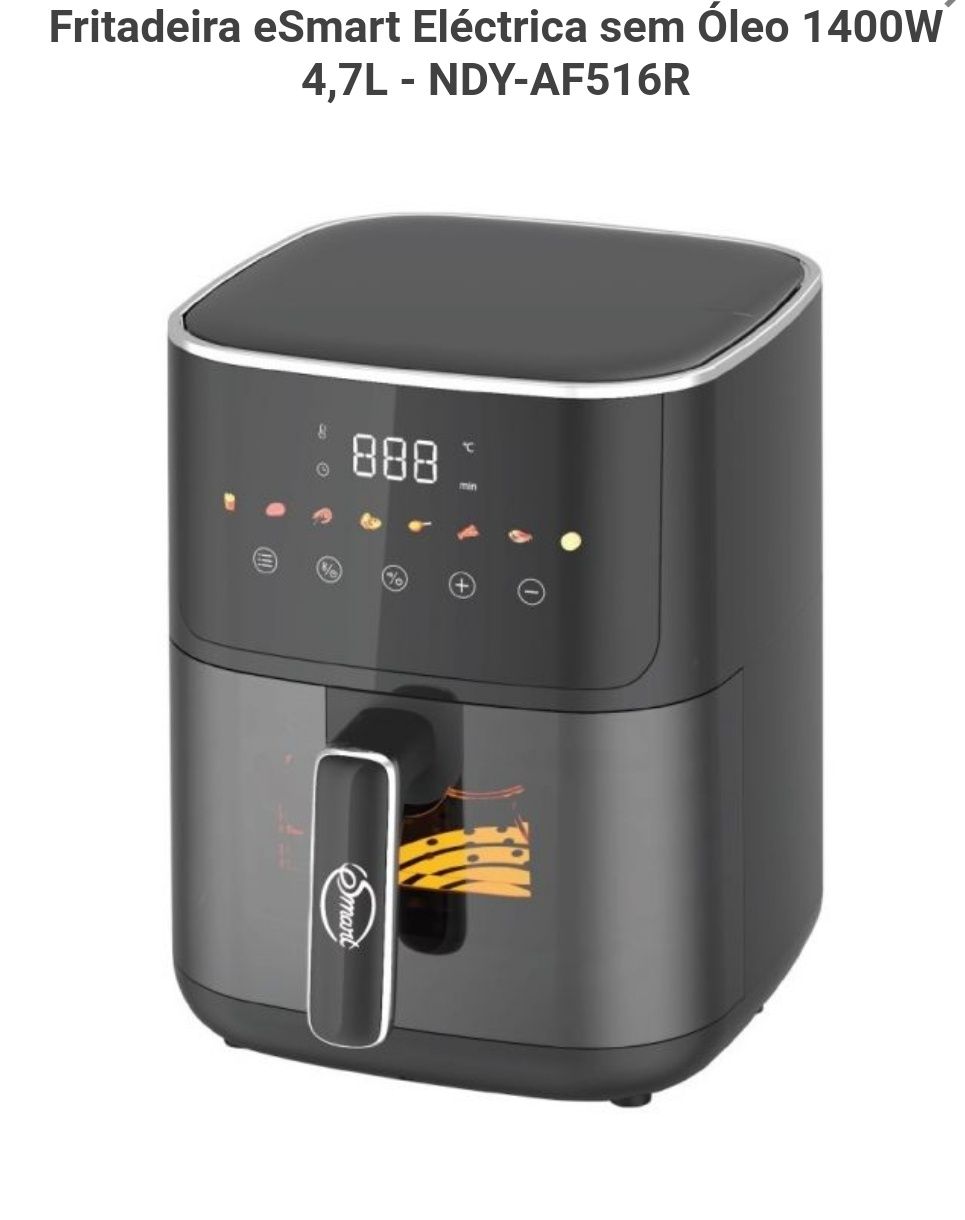 Air Fryer Fritadeira eSmart Eléctrica s/ Óleo 1400W 4,7L