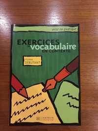 Exercices de vocabulaire en contexte-niveau debutant