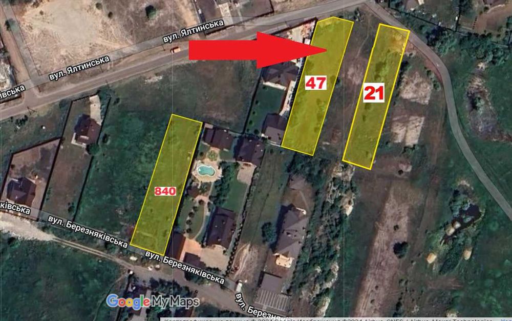 Ділянка Вишеньки, Ялтинська 15 соток - Озеро 50м!