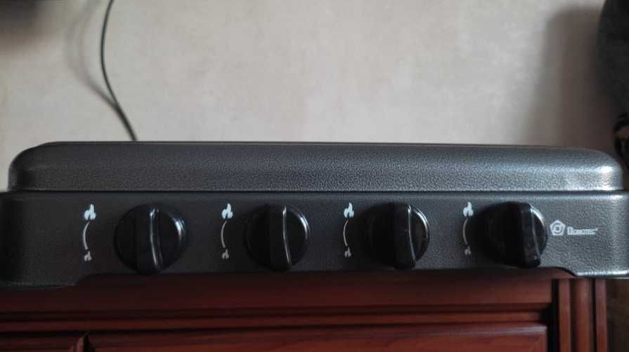Настільний таганок газова плита на 4 конфорки domotec ms-6604