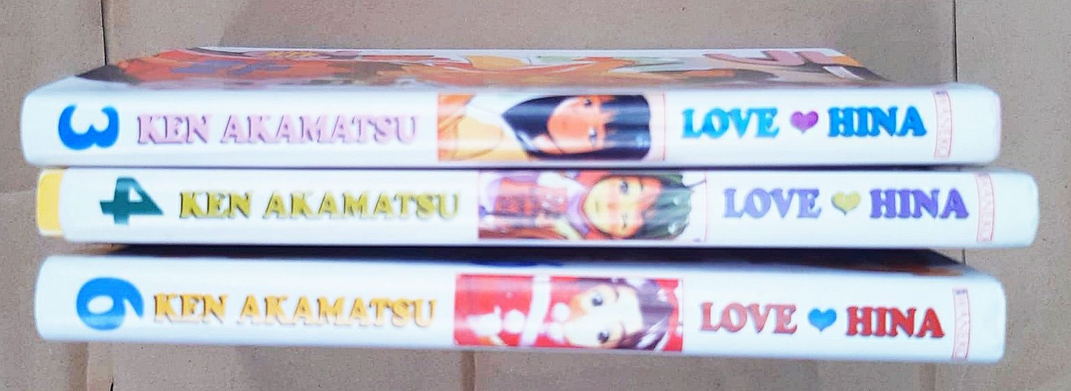 Ken akamatsu love hina zestaw manga