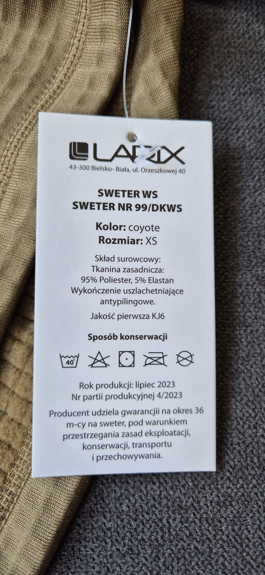 Sweter ws rozmiar xs