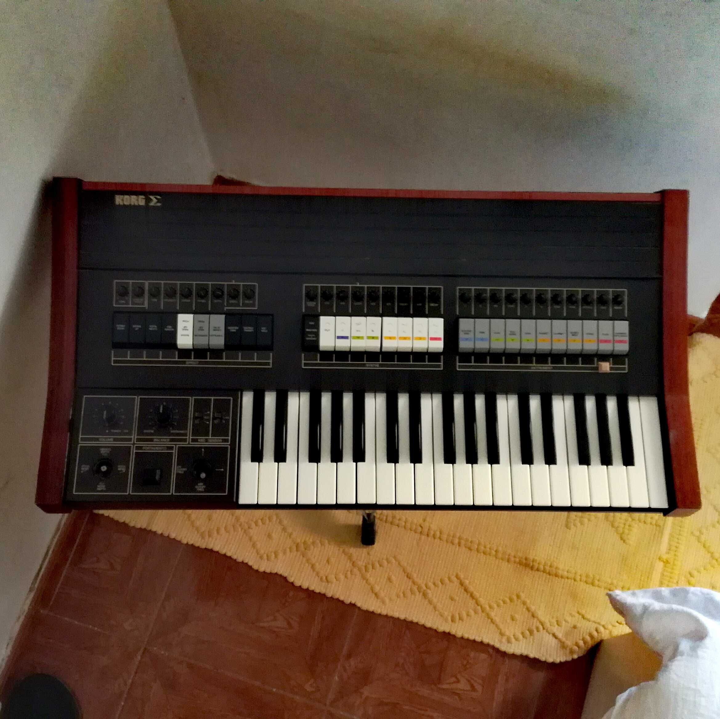 Korg Sigma de 1979 - Teclado de Coleção Mto Raro