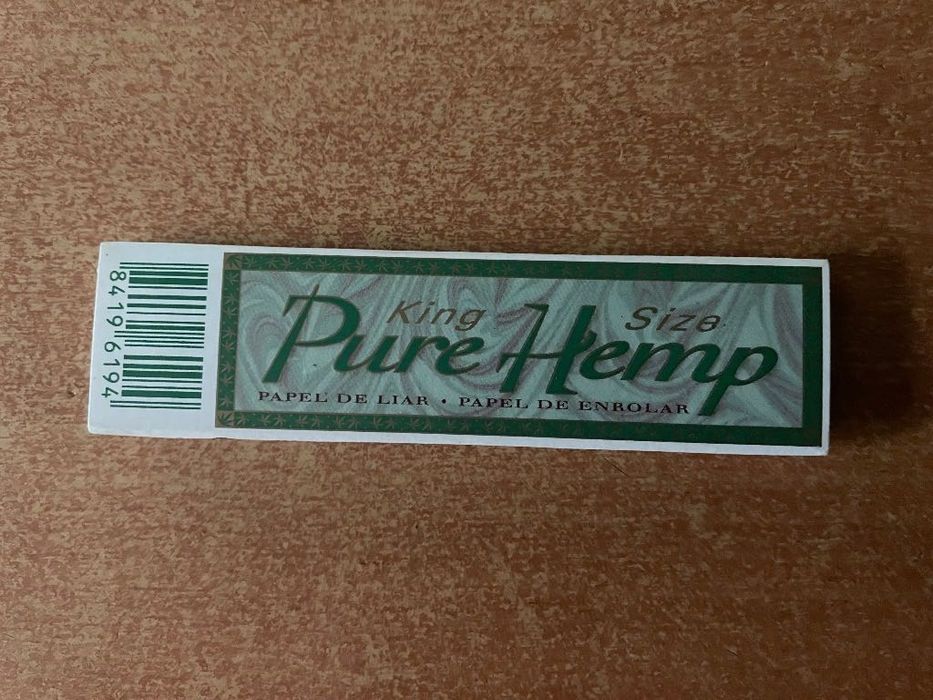 Bibułki Smoking PURE HEMP konopne długie king size