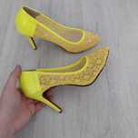 Neon koronka szpilki 38 Shein