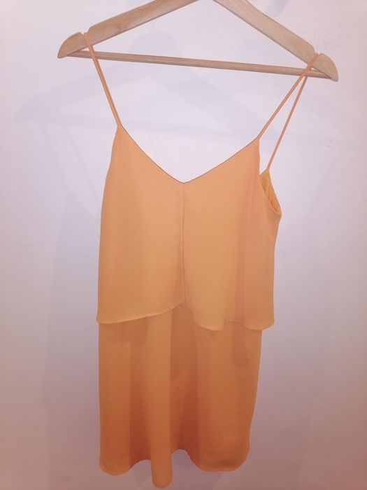 Vestido Laranja Mango - Tamanho XS