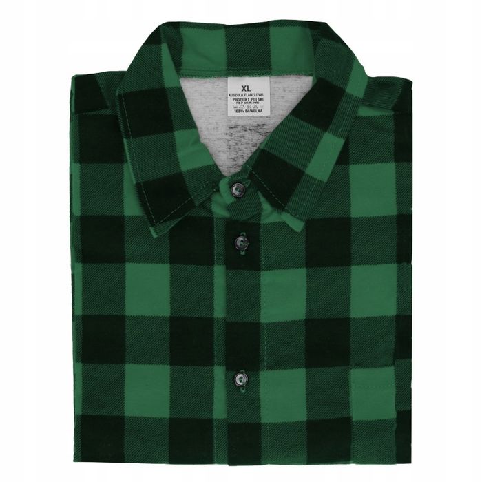 Koszula Flanelowa Zielona Roz. L