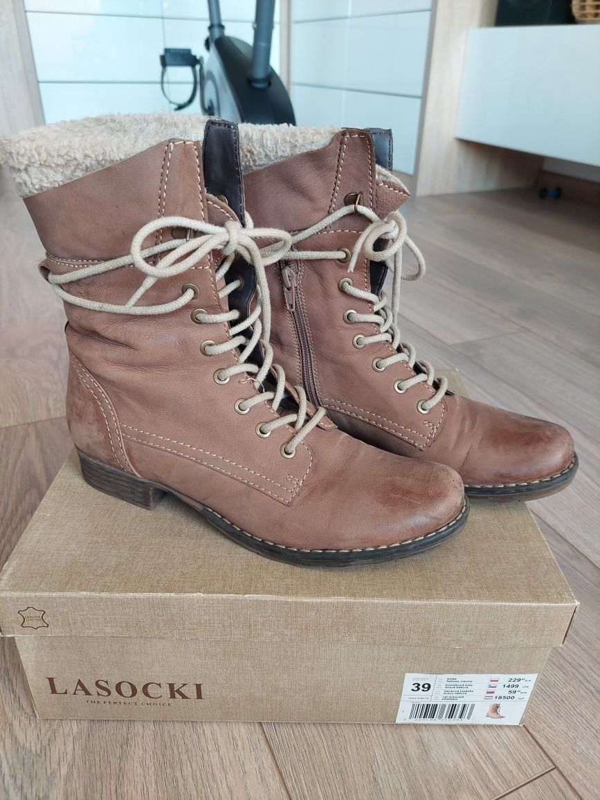 Botki trzewiki Lasocki r. 39
