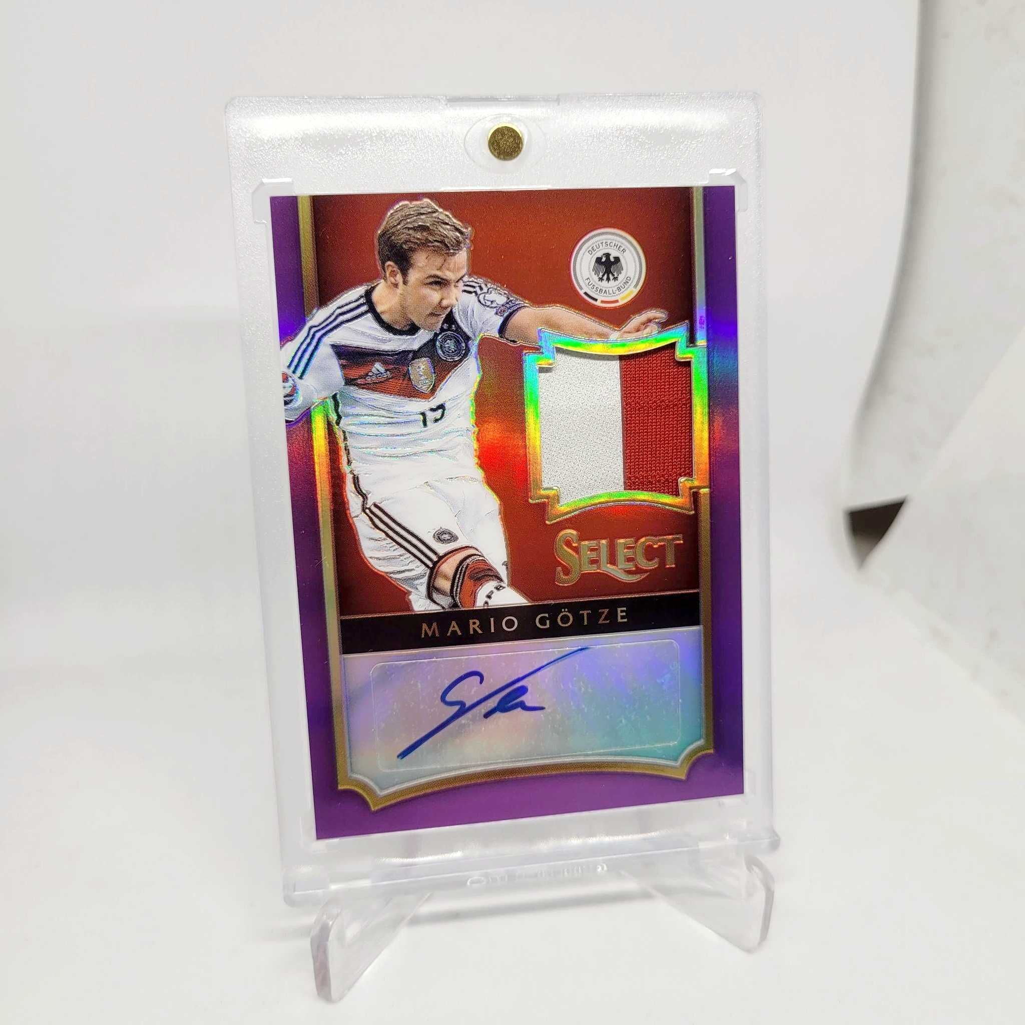 GOTZE Panini Soccer Select 2015-16 * 9/10 Purple Autograf i koszulka