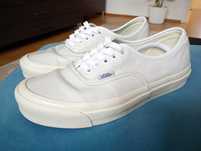 Vans 39 białe skórzane damskie