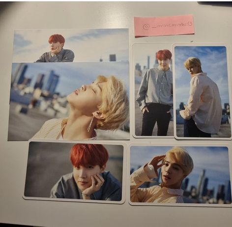 BTS j-Hope & Jimin Dicon Photocard e Postcard