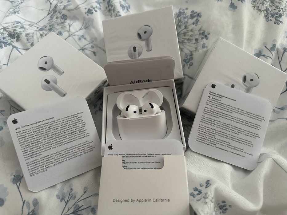 Nowe zaplombowane airpods 4 anc
