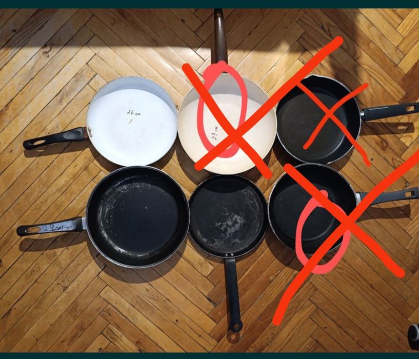 Казан сковородки.