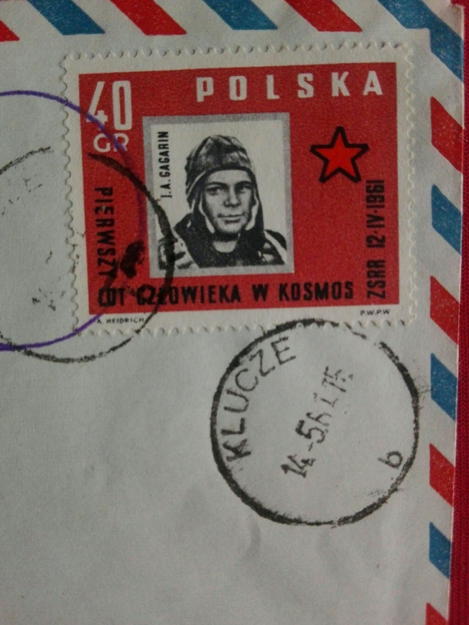 Poczta rakietowa II F 2-2 stempel czarny.