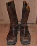 Skórzane buty w stylu country