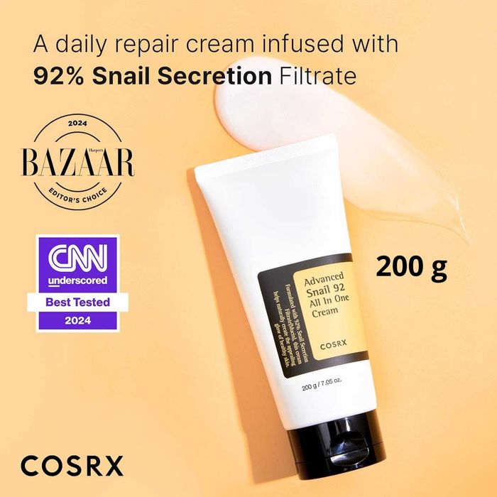 200 г Найкращий крем для обличчя COSRX Advanced Snail 92