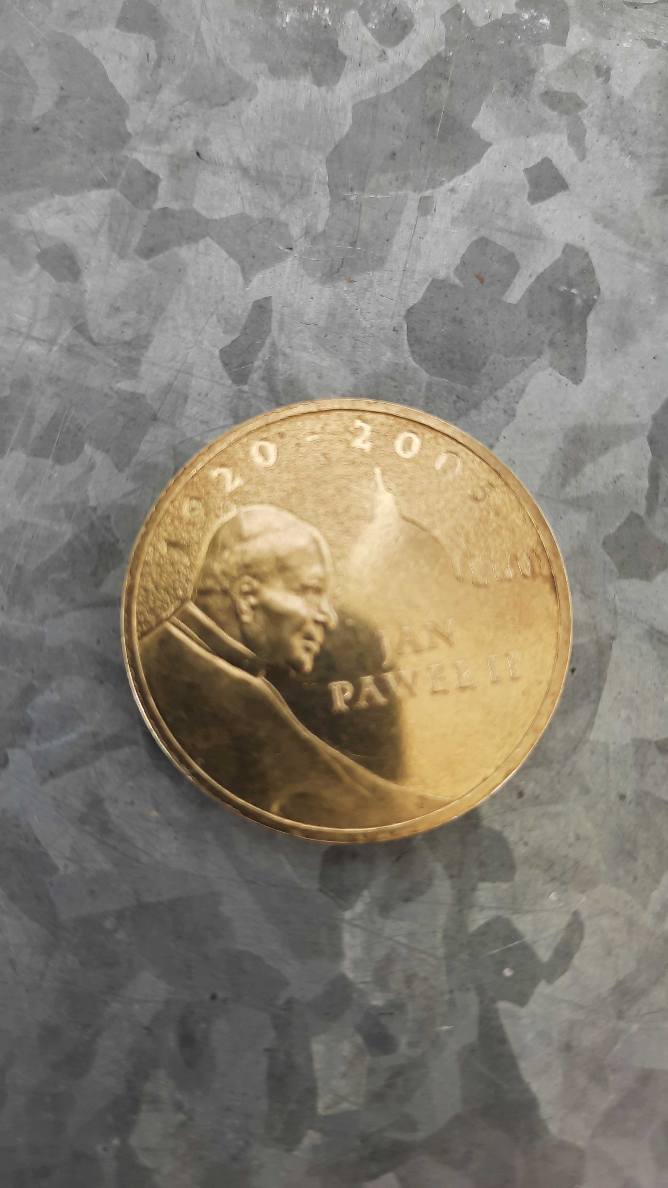 Moneta 2 zl z Janem Pawlem II