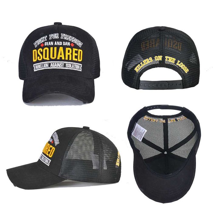 Czapka Bejsbolówka DSQUARED2 ICON Siatka Czarna