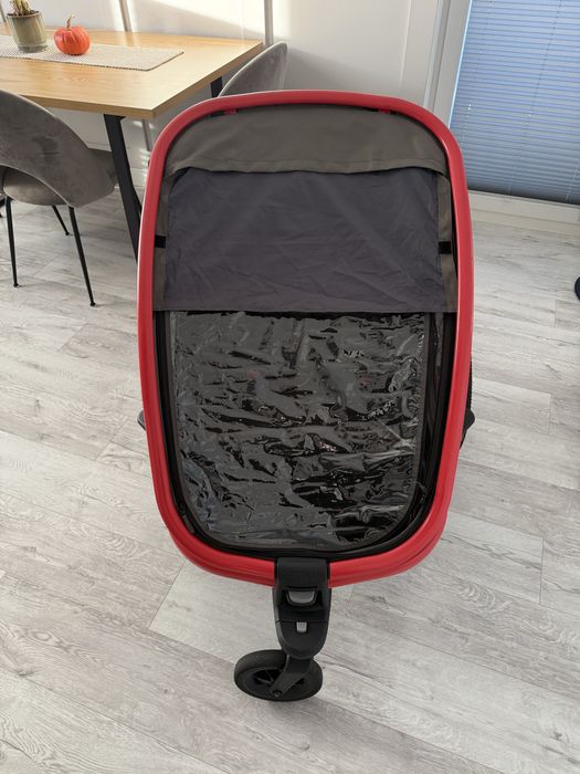 Przyczepka rowerowa Hamax Outback Twin czerwona